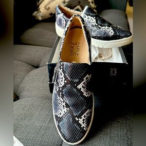 Snakeskin sneakers, EUC.